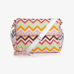 Pink Zigzag Print Changing Bag (48cm)