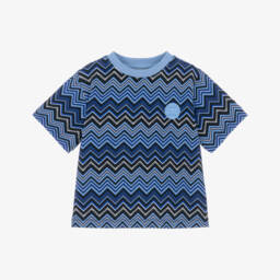 Boys Blue Zigzag T-Shirt