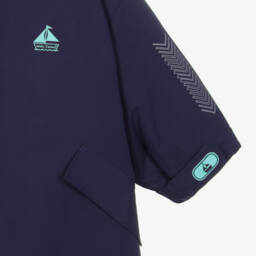 Mitty James-Blue Water-Repellent Changing Coat | Childrensalon