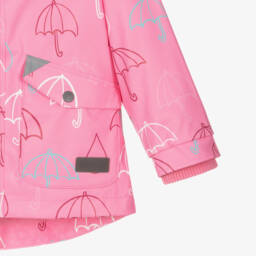Mitty James-Pink Hooded Waterproof Umbrella Raincoat | Childrensalon