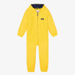 Mitty James-Yellow Hooded Waterproof Rainsuit | Childrensalon