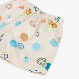 Molo-Baby Boys Beige Swim Shorts (UPF50+) | Childrensalon