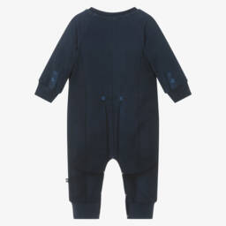 Molo-Ромпер смокинг синий из органического хлопка для малышей | Childrensalon