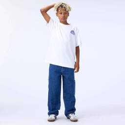 Molo-Blue Denim Relaxed Fit Jeans | Childrensalon