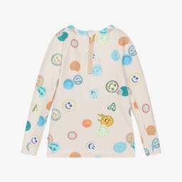 Molo-Boys Beige Sun Protective Top (UPF50+) | Childrensalon