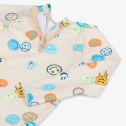 Molo-Boys Beige Sun Protective Top (UPF50+) | Childrensalon