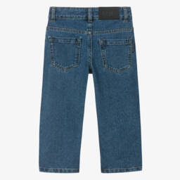 Molo-جينز دنيم بقصة واسعة لون أزرق للأولاد | Childrensalon