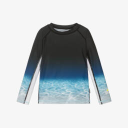 Molo-Boys Blue Ocean Sun Protective Top (UPF50+) | Childrensalon