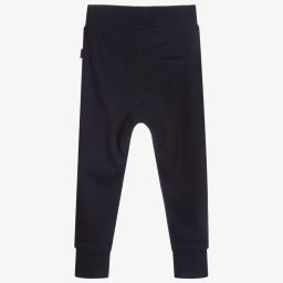 Molo-Boys Navy Blue Cotton Joggers | Childrensalon