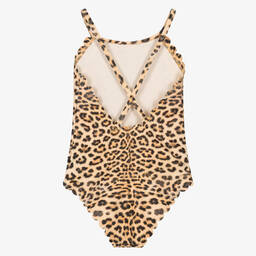 Molo-مايوه بطبعة الفهد لون بيج (+UPF50) | Childrensalon