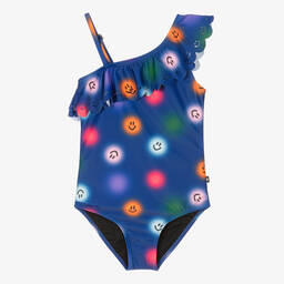 Molo-Girls Orange Beach Dress (UPF50+) | Childrensalon