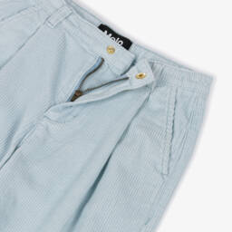Molo-بنطلون كوردروي بقصة واسعة لون أزرق للبنات | Childrensalon
