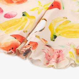 Molo-بنطلون بطبعة فواكه استوائية لون عاجي | Childrensalon