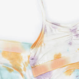 Molo-Girls Orange Tie-Dye Eco Vero Underwear Set | Childrensalon