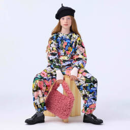 Molo-حقيبة يد فليس لون زهري للبنات (28 سم) | Childrensalon