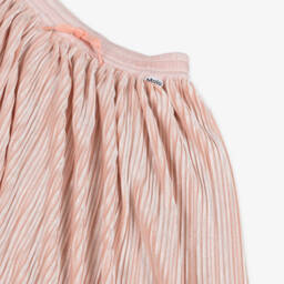 Molo-Юбка плиссе велюровая розовая для девочек | Childrensalon