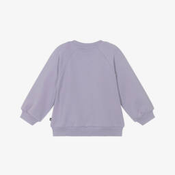 Molo-كارديغان بكشكش قطن جيرسي لون بنفسجي للبنات | Childrensalon