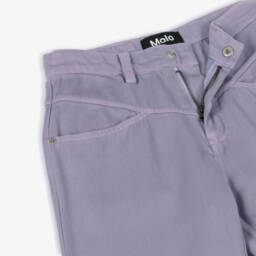 Molo-Girls Purple Extra Relaxed Fit Jeans | Childrensalon