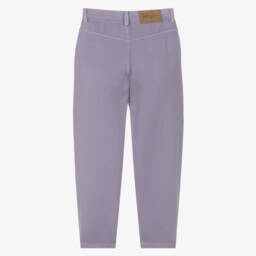 Molo-Girls Purple Extra Relaxed Fit Jeans | Childrensalon