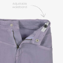 Molo-Girls Purple Extra Relaxed Fit Jeans | Childrensalon