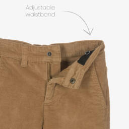 Molo-بنطلون كوردروي بأرجل واسعة لون بني فاتح للبنات | Childrensalon