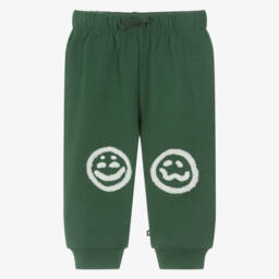 Green Organic Cotton Fun Faces Joggers