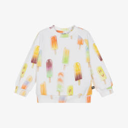 Ivory Organic Cotton Ice Lolly Sweatshirt