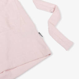 Molo-Pink Cotton Towelling Bathrobe  | Childrensalon
