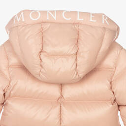 Moncler Enfant-Baby Girls Pink Down Salongo Snowsuit | Childrensalon
