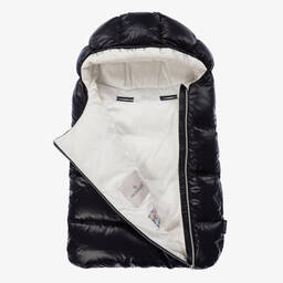 Moncler Enfant-Blue Down Padded Nest | Childrensalon