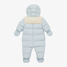 Moncler Enfant-أفرول شتوي Sefou مبطن بريش لون أزرق | Childrensalon