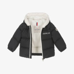 Moncler Enfant-Blue Xola Down Padded Puffer Snowsuit | Childrensalon