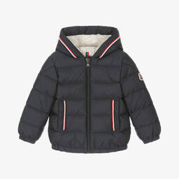 Moncler Enfant-Boys Blue Merary Puffer Jacket | Childrensalon