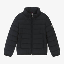 Moncler Enfant-Boys Navy Blue Baudinet Down Puffer Jacket | Childrensalon