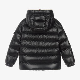 Moncler Enfant-جاكيت بافر مبطن بريش لون كحلي للأولاد | Childrensalon
