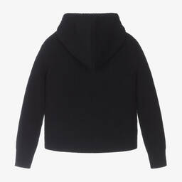 Moncler Enfant-توب بسحاب مبطن صوف لون كحلي للأولاد | Childrensalon