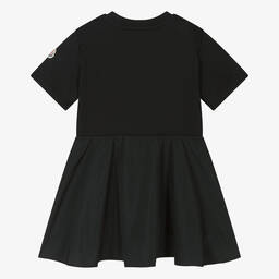 Moncler Enfant-فستان قطن لون أسود | Childrensalon