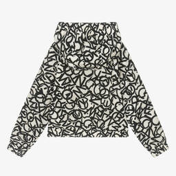 Moncler Enfant-Girls Black & Ivory Maisha Jacket | Childrensalon