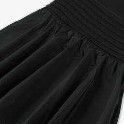 Moncler Enfant-Girls Black Jersey & Taffeta Dress | Childrensalon