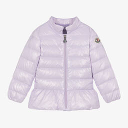 Moncler Enfant-Girls Lilac Purple Blandine Puffer Jacket | Childrensalon