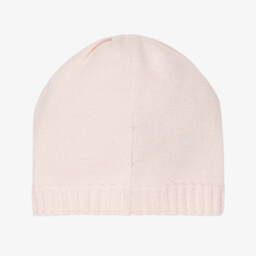 Moncler Enfant-Шапка бини розовая из шерсти и кашемира для девочек | Childrensalon
