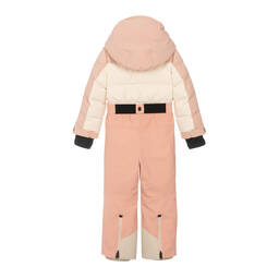 Moncler Enfant-أفرول ثلج تكنيكال لون عاجي وزهري للبنات | Childrensalon