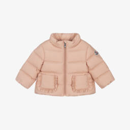 Moncler Enfant-Girls Pink Onica Puffer Jacket | Childrensalon