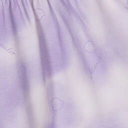 Moncler Enfant-Girls Purple Tie-Dye Cotton Dress | Childrensalon