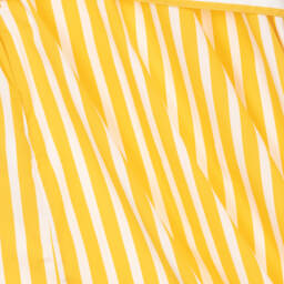 Moncler Enfant-فستان مقلم قطن لون أصفر | Childrensalon