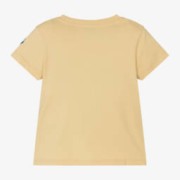Moncler Enfant-تيشيرت قطن لون أصفر للبنات | Childrensalon