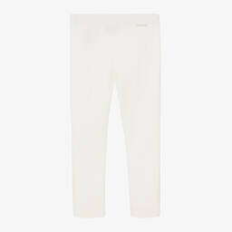 Moncler Enfant-Ivory Milano Jersey Leggings | Childrensalon