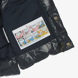 Moncler Enfant-جيليه Bernard مبطن بريش لون كحلي | Childrensalon
