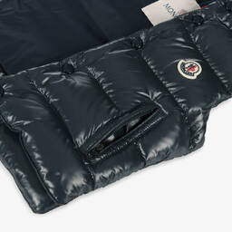 Moncler Enfant-جيليه Bernard مبطن بريش لون كحلي | Childrensalon