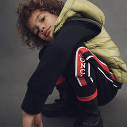 Moncler Enfant-جوغرز قطن لون كحلي تينز ولادي | Childrensalon
